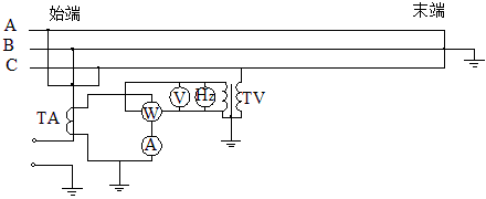 測(cè)量零序阻抗接線圖