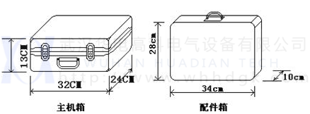 變壓器損耗參數(shù)測(cè)試儀結(jié)構(gòu)尺寸